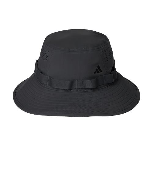 Adidas Fundamental Victory Bucket Hat in Team Dark Grey /  Black