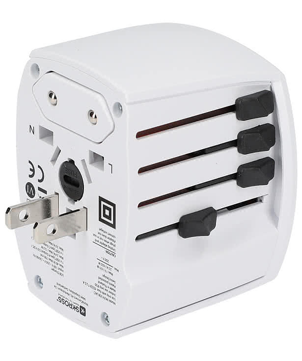 SKROSS USB World Travel Adapter