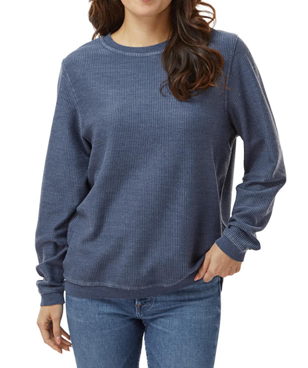 Boxercraft Corded Crewneck Sweatshirt