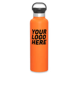 24 oz. h2go Ascent Stainless Steel Insulated Water Bottle - Color: Matte Orange