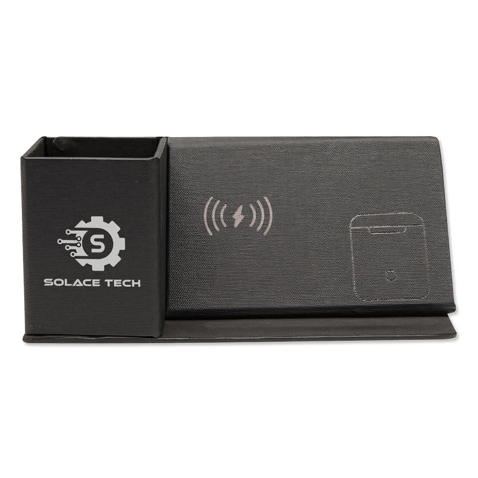 Wireless Charging Desk Organizer and Dry Erase Board