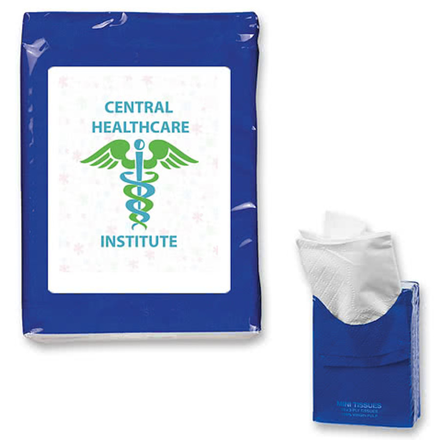 Mini Tissue Packet in WHITE