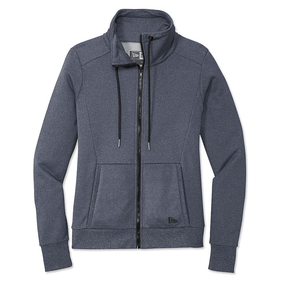 New Era Women's Performance Terry Full Zip Sweatshirt