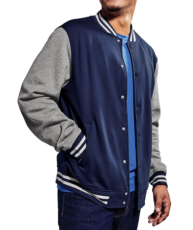 Sport-Tek Letterman Fleece Jacket - Printed