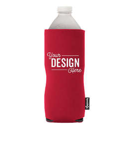 Foldable Large Bottle KOOZIE ® - Color: Red