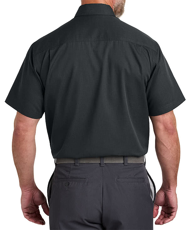 Custom CornerStone Select Ripstop Short Sleeve Work Shirt - Design