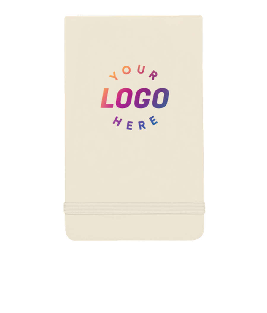 Full Color Jotter Notebook in White