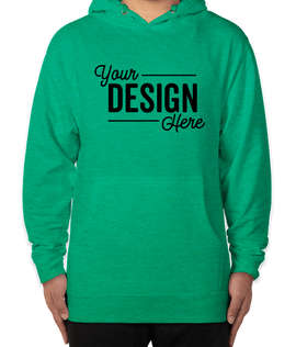 Independent Trading Midweight Pullover Hoodie - Color: Kelly Green Heather