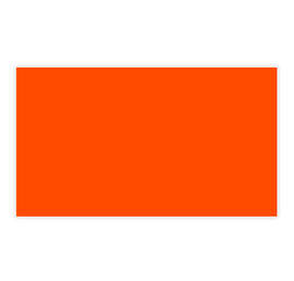 Full Color Business Card Magnet - .036" - Color: Orange