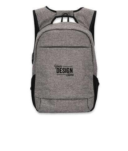 Midtown Anti-Theft 15" Computer Backpack - Gray