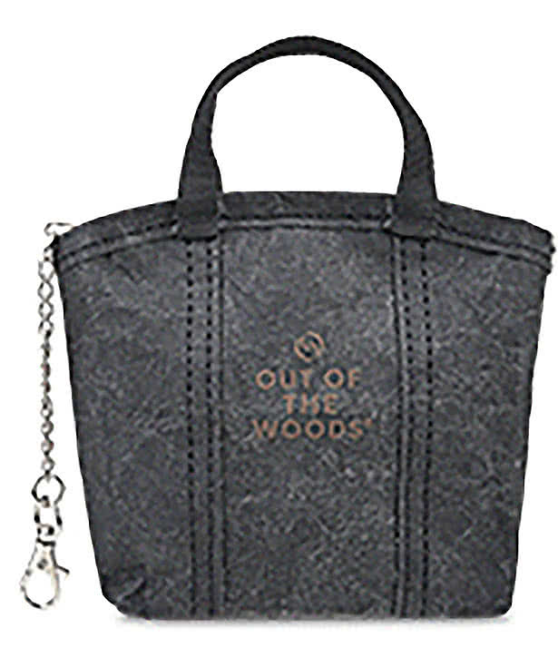 Out of The Woods Packable Shopper Tote Bag with Mini Bag Charm Pouch