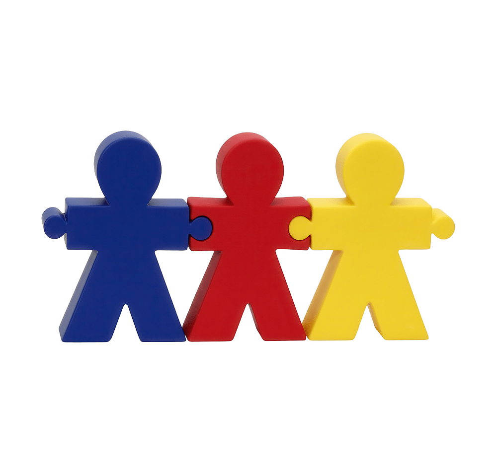 Teamwork Puzzle Set Stress Reliever-default