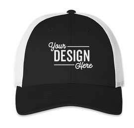 Richardson Stretch Fit Trucker Hat - Color: Black / White