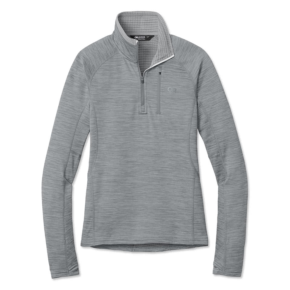 Outdoor Research Women's Tech Grid Fleece Quarter Zip Sweatshirt