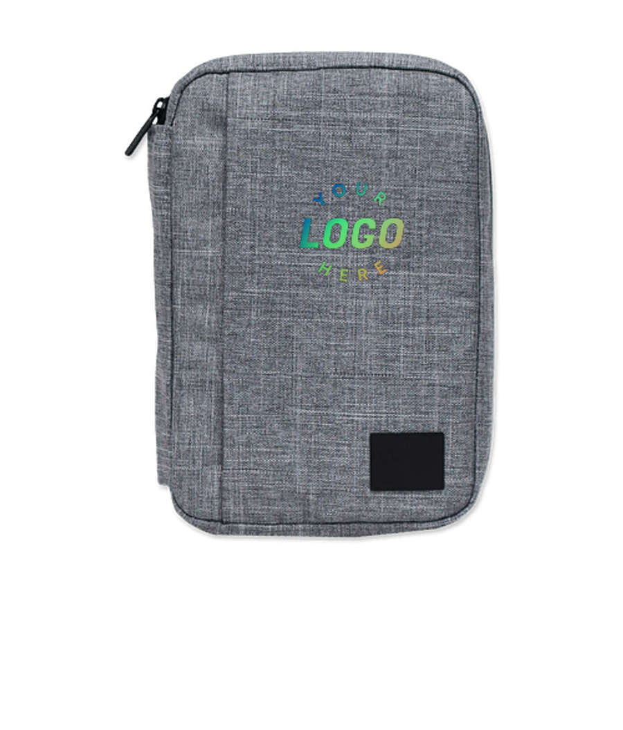 Herschel Recycled Burrard Tech Organizer in Raven Crosshatch