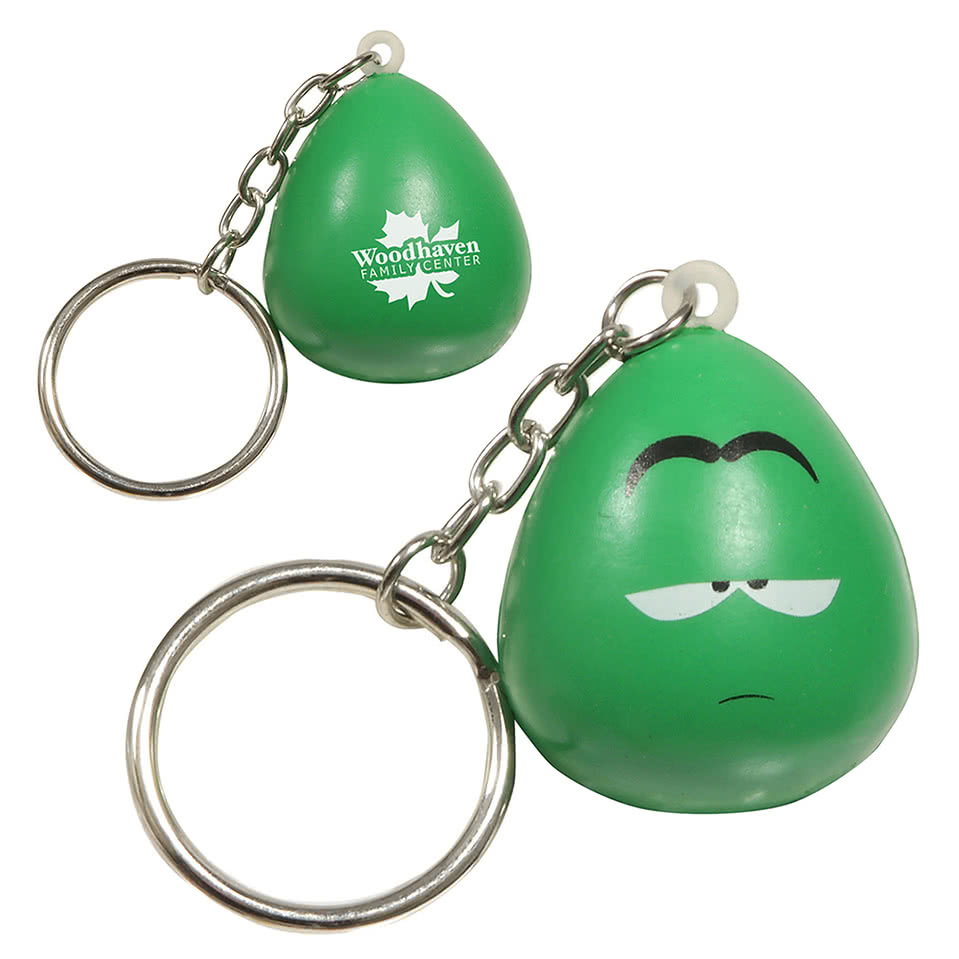 Annoyed Face Stress Reliever Keychain