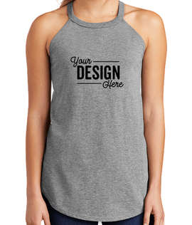 District Women's Tri-Blend Rocker Tank - Color: Grey Frost