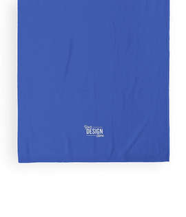 Lightweight Embroidered Beach Towel - Color: Royal Blue