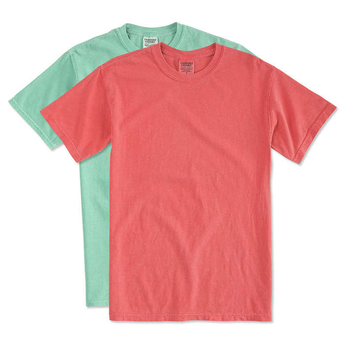 Custom Comfort Colors 100% Cotton T-Shirt - Design Short Sleeve T-Shirts  Online At Customink.Com