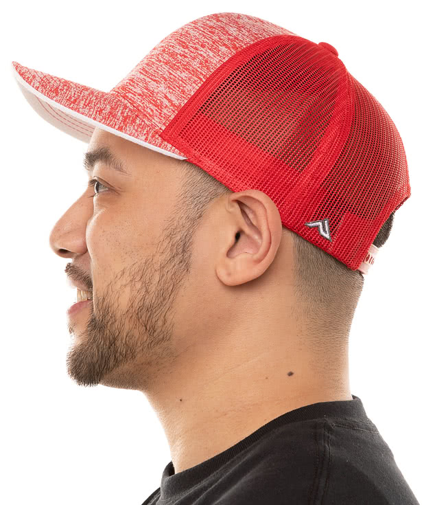 Pacific Headwear Aggressive Heather Trucker Hat