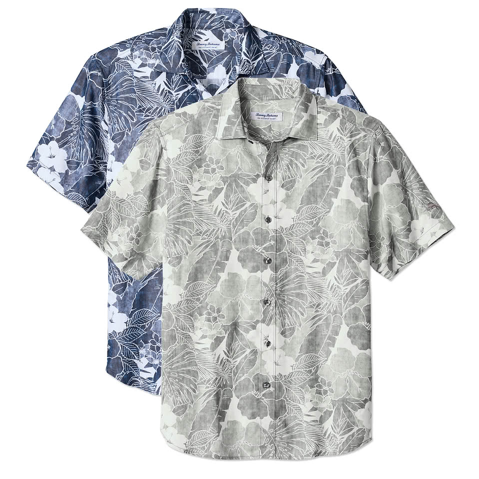 Tommy Bahama Coconut Point Playa Flora Eco Short Sleeve Shirt