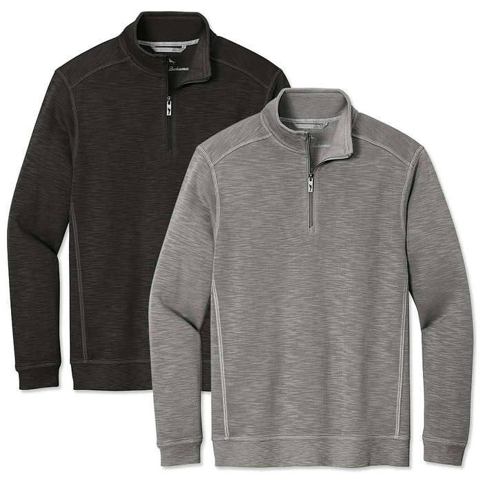 Tommy Bahama Tobago Bay Slub Half Zip Sweatshirt