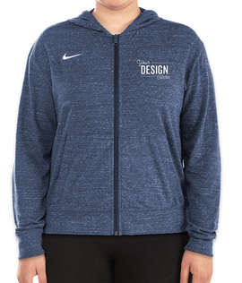 Nike Women's Gym Vintage Zip Hoodie - Color: Team Navy