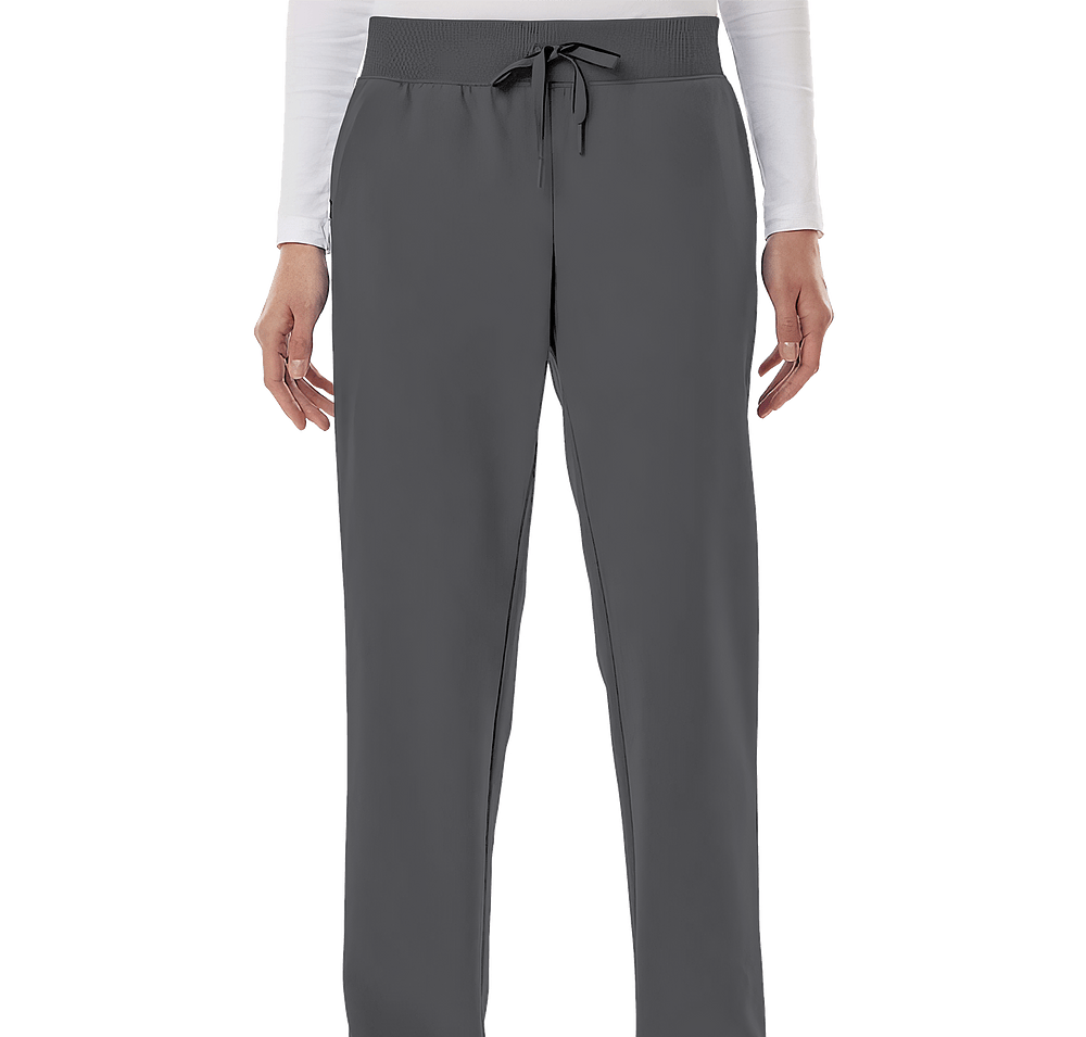 Jaanuu Women's Petite Xenos Essential Knit-Waist Scrub Pant - Embroidered-default