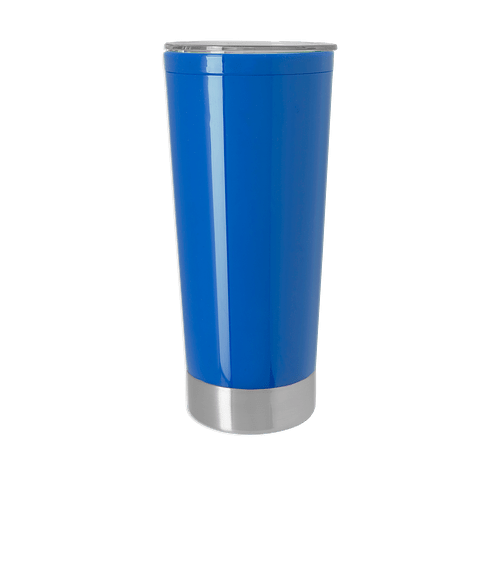 Full Color 20 oz. Iconic Tumbler in Blue/Silver