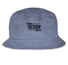 Mega Cap Pigment Dyed Twill Washed Bucket Hat