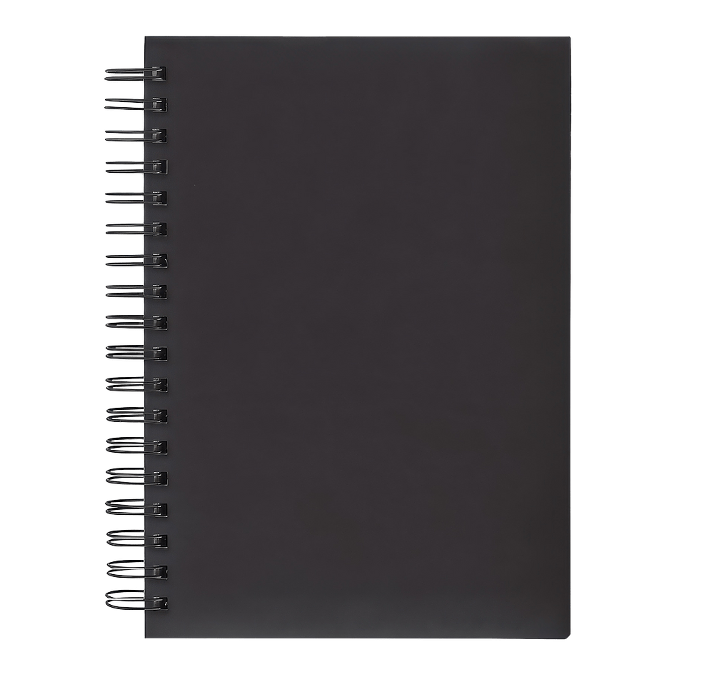 Castelli Debossed Tucson Scribe Grande Lined Spiral Hard Cover Notebook-default