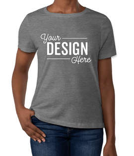 Bella + Canvas Women's Jersey T-shirt - Color: Dark Grey Heather