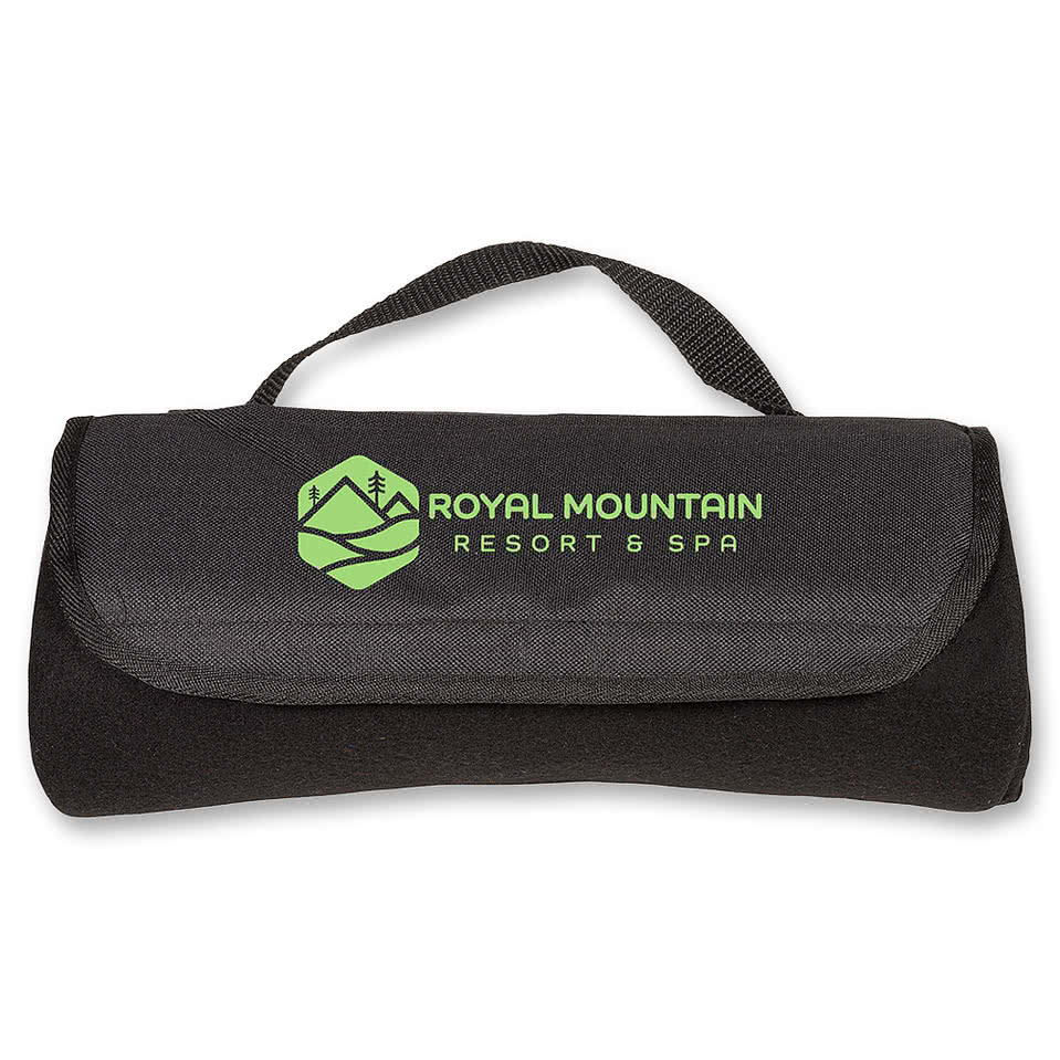 Fleece Roll Up Blanket with Handle