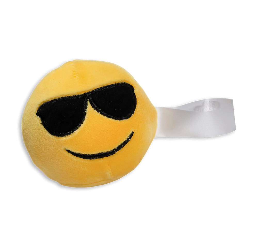 Stress Busters Sunglasses Emoji Plush Gel Stress Reliever-default