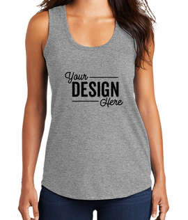 District Women's Tri-Blend Racerback Tank - Color: Grey Frost