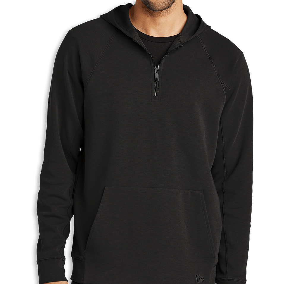 New Era STS Hooded Quarter Zip Sweatshirt-default