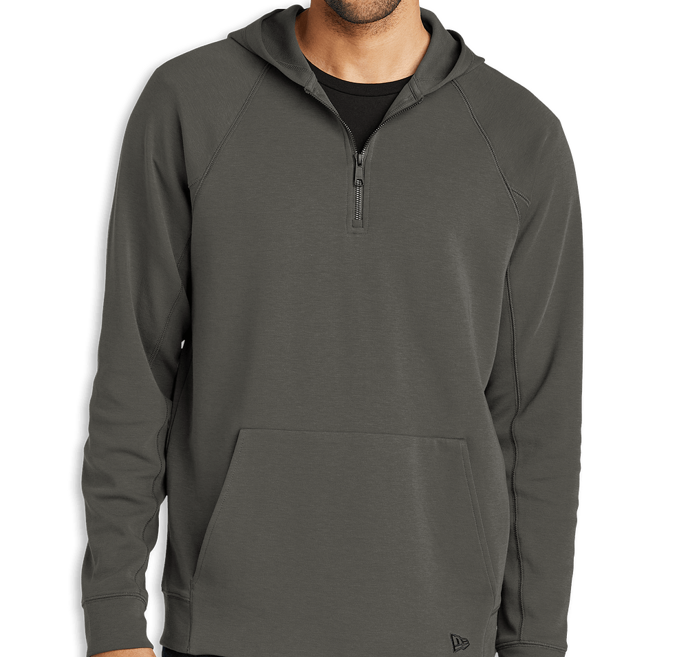 New Era STS Hooded Quarter Zip Sweatshirt-default