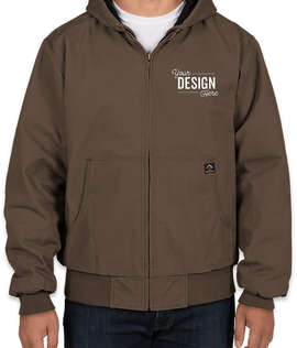 Dri Duck Cheyenne Hooded Boulder Clothâ„¢ Work Jacket - Color: Tobacco