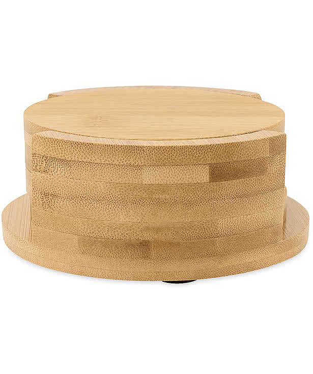 Bamboo Coaster Set