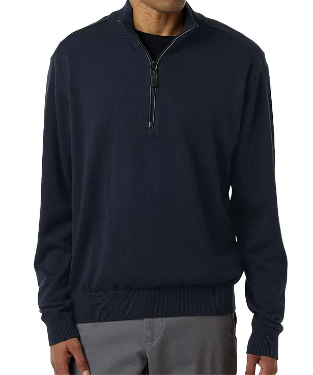 Custom Devon & Jones New Classics Recycled Quarter Zip Sweater