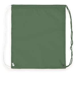 Spirit Two-Tone Drawstring Bag - Color: Forest Green / White