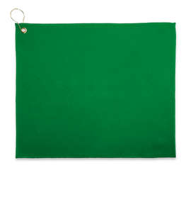 Full Color Epicolor Premium Grommeted Golf Towel - Color: Kelly Green