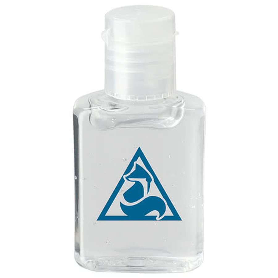 0.5 oz. Gel Hand Sanitizer with Tuf Gloss Label in Clear