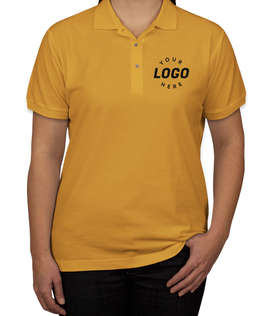 Port Authority Women's Silk Touch Polo - Color: Gold