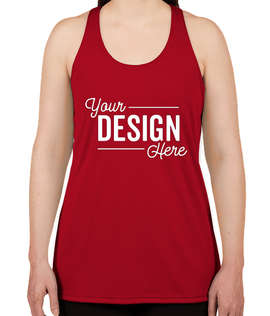 Badger Women's Performance Racerback Tank - Color: Red