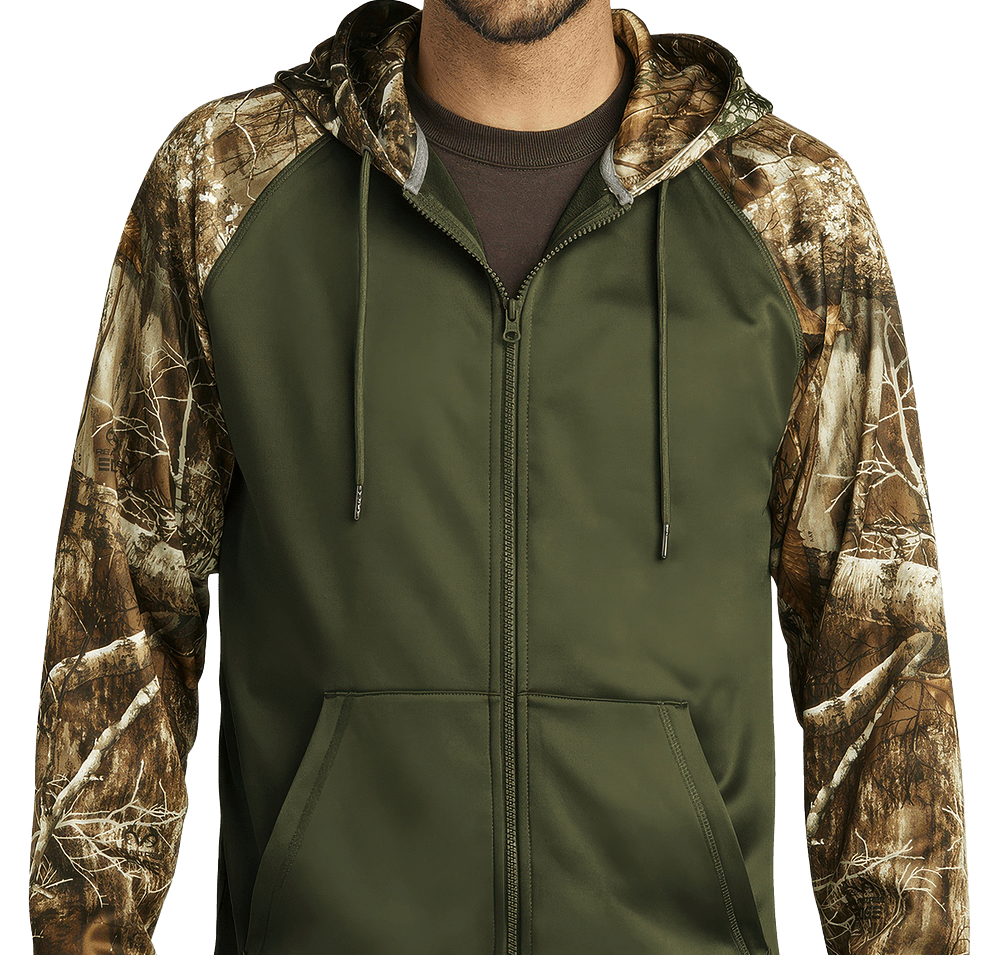 Russell Outdoors Realtree® Colorblock Performance Zip Hoodie-default