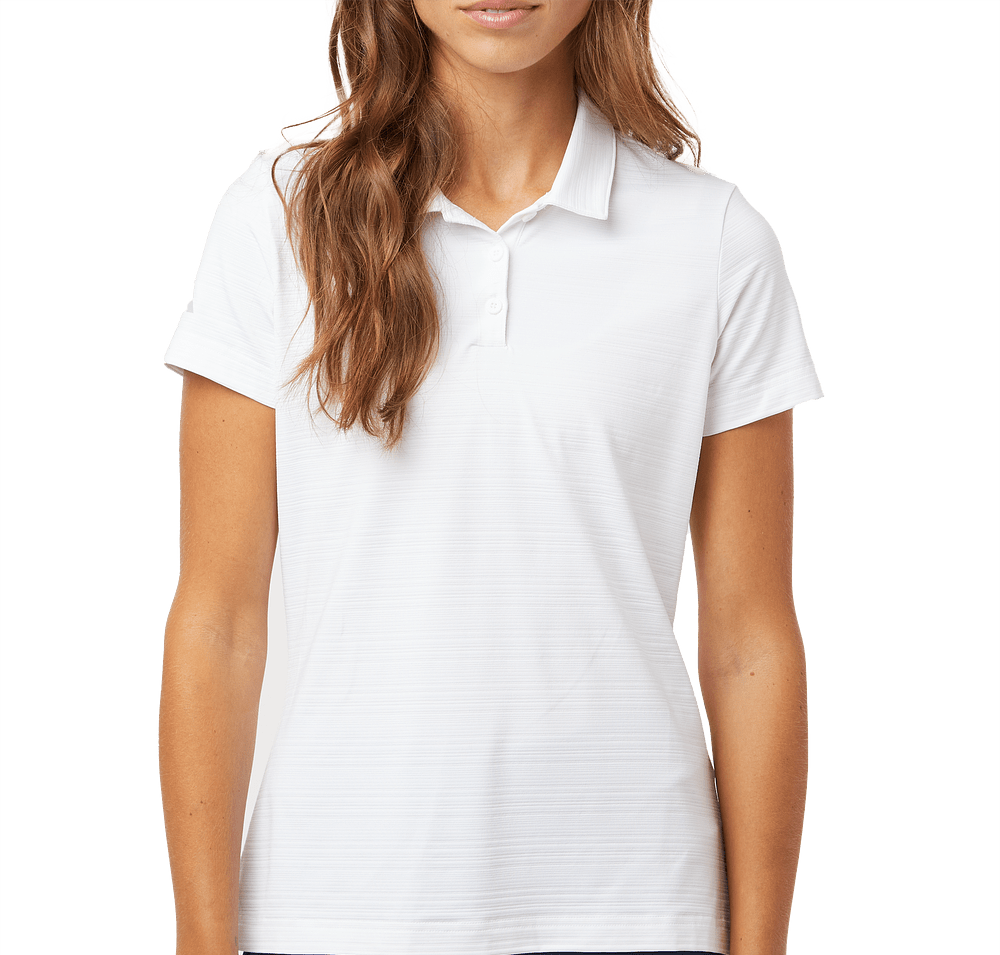 Adidas Women's Textured Stripe  Performance Polo-default