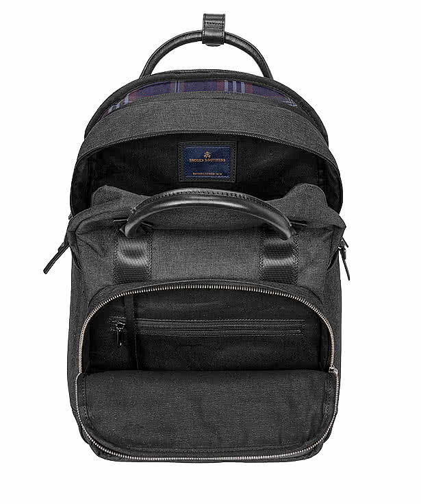 Brooks Brothers Grant Dual-Handle 16" Computer Backpack