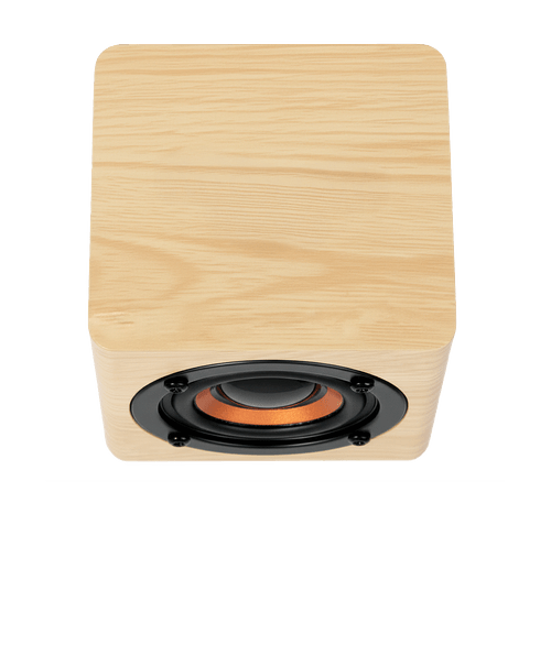 Full Color Skinny Dip Wireless Bluetooth Speaker in Bamboo
