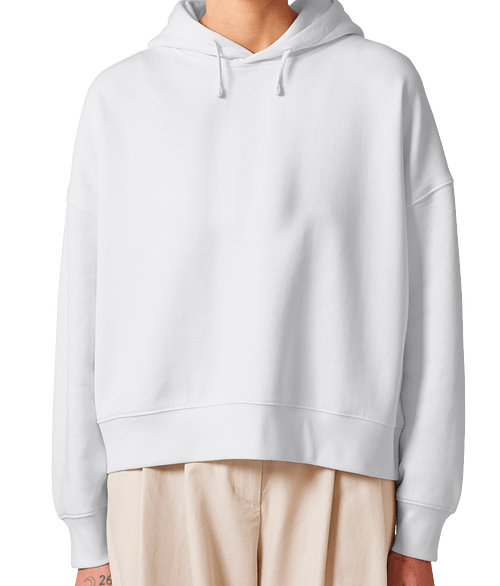 Stanley/Stella Women's Stella Nora Organic Pullover Hoodie in White